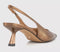 Womens OFFICE Million Slingback Court Kitten Heels Pale Bronze