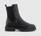 Womens EARTHADDICT Chelsea Ankle Boots Black - OFFCUTS SHOES by OFFICE