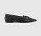 Womens Vagabond Shoemakers Hermine Buckle Point Shoes Black Leather