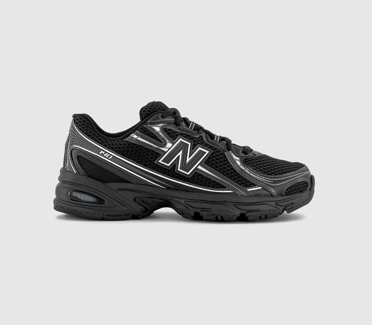 New Balance 740 V2 Trainers Black Metallic