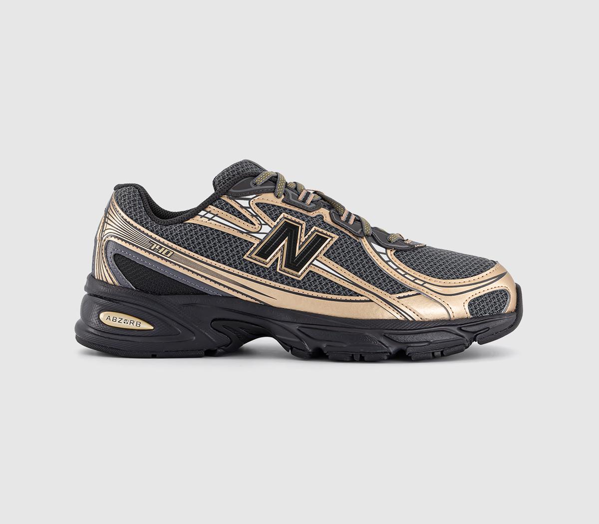 New Balance 740 V2 Trainers Black Gold