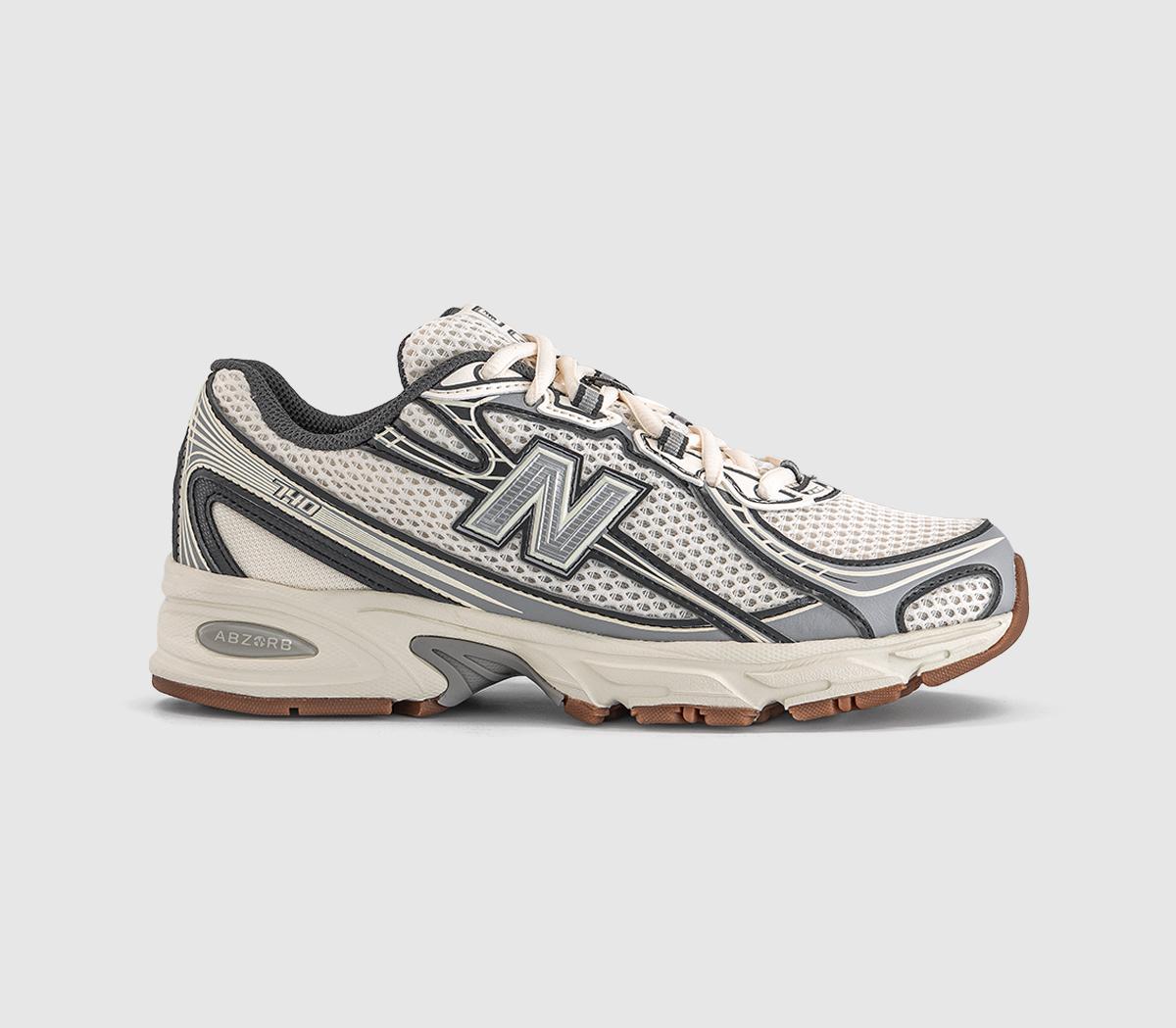 New Balance 740 V2 Trainers Metallic White Black