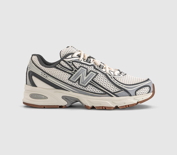 New Balance 740 V2 Trainers Metallic White Black