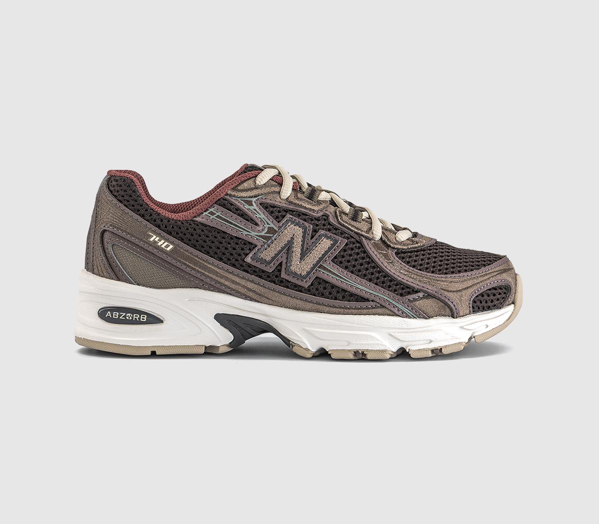 New Balance 740 V2 Trainers Brown Brown White