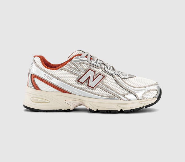 New Balance 740 V2 Trainers Angora Cinnamon - OFFCUTS SHOES by OFFICE