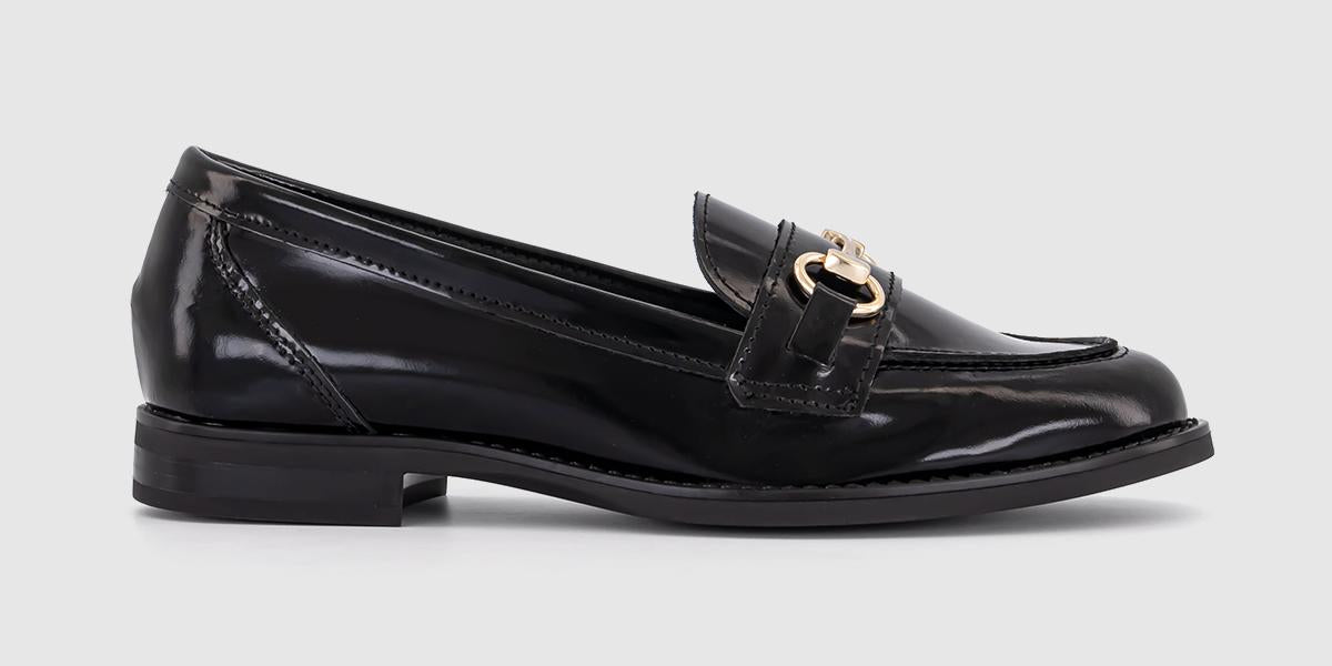 princess polly baby blue dress Classic Black Vegan Leather Penny Loafer Women Buckle Detail, Women's Black  Leather Loafer and Moccasins, Casual Black Vegan Leather Loafers