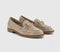 Womens OFFICE Fountain Snaffle Trim Loafers Beige