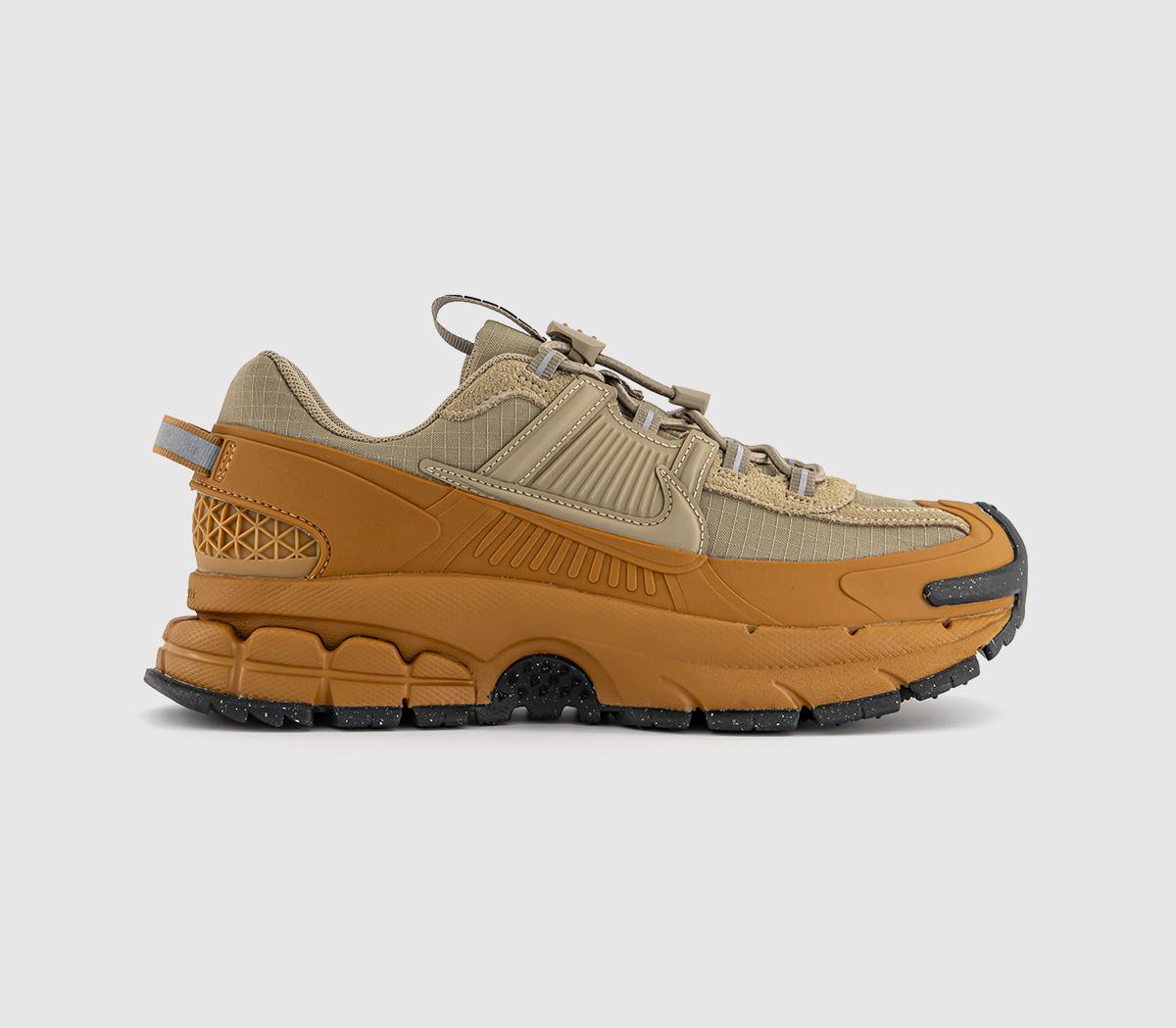 Nike Zoom Vomero Roam Trainers Flax Khaki Anthracite University Gold