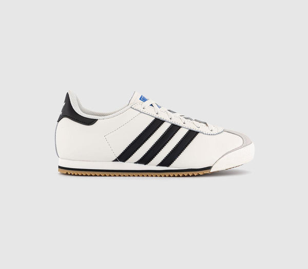 adidas K74 Trainers White Black Gum