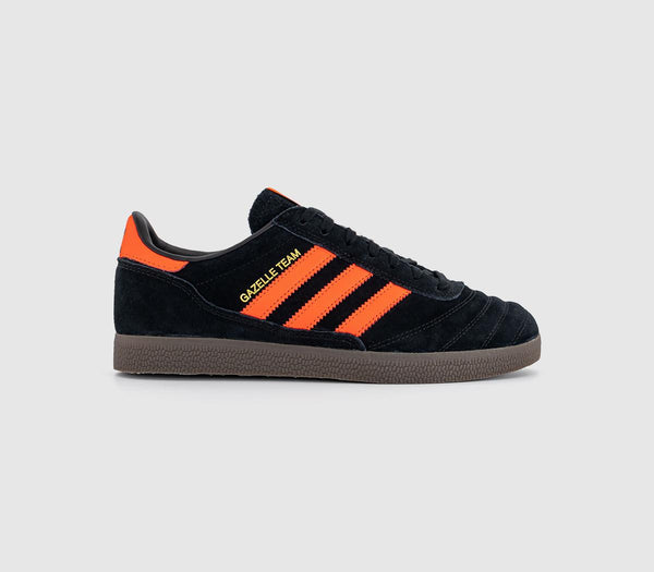 adidas Gazelle Team Trainers Black Solar Orange White