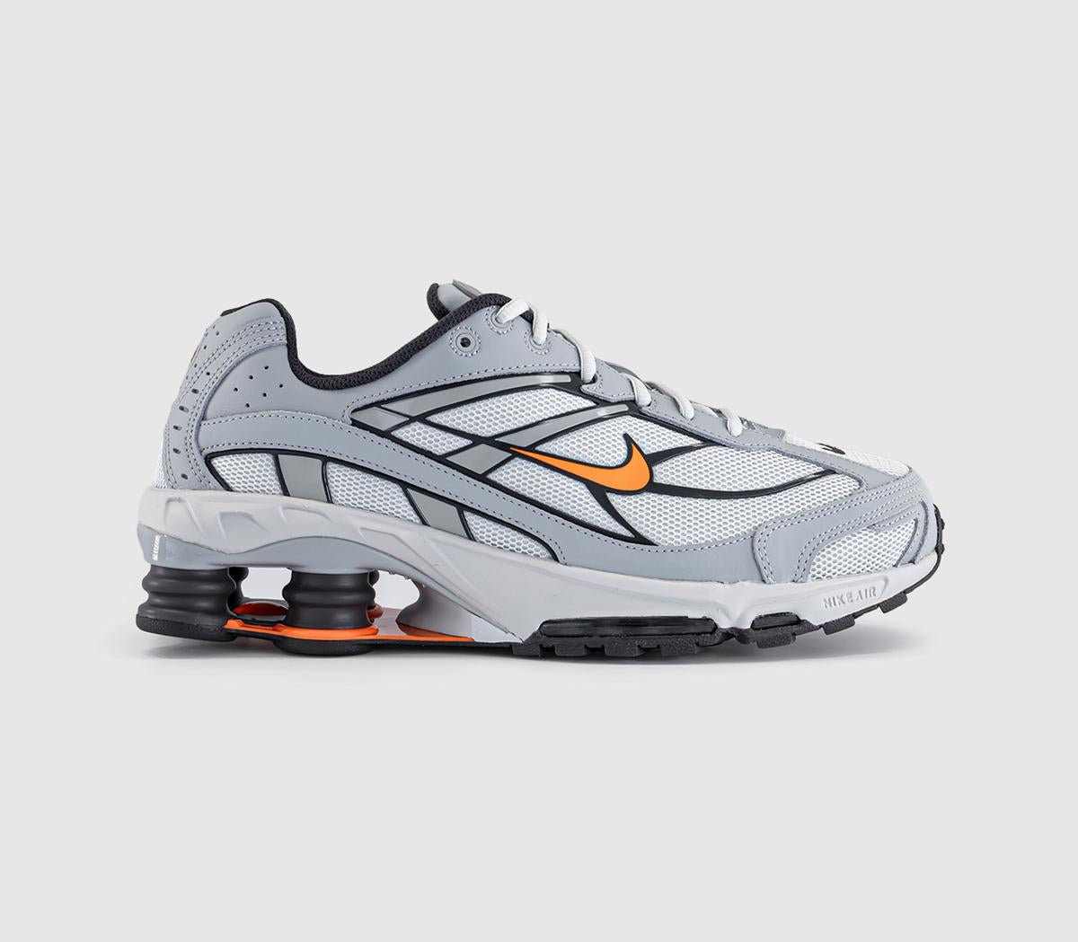 Nike Shox Ride 2 Trainers Photon Dust Total Orange Light Smoke Grey