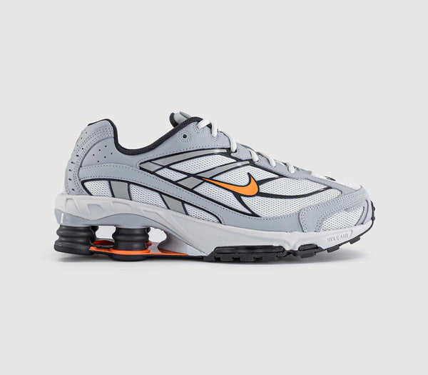 Nike Shox Ride 2 Trainers Photon Dust Total Orange Light Smoke Grey