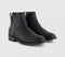 Womens OFFICE Aubrey Zip Detail Flat Ankle Boots Black - OFFCUTS SHOES by OFFICE