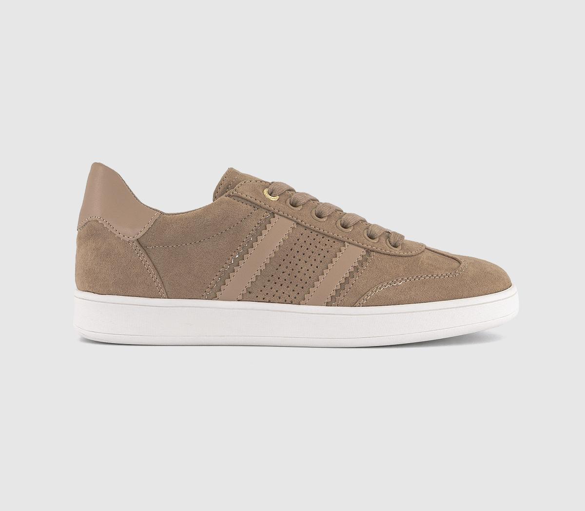 Office Truffle Mix Material Cup Sole Trainer Sand