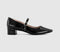 Womens Office Mia Single Strap Mary Janes Black Patent