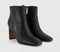 Womens OFFICE Aimee Slim Ankle Boots Black Leather