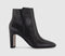 Womens OFFICE Aimee Slim Ankle Boots Black Leather - OFFCUTS SHOES by OFFICE