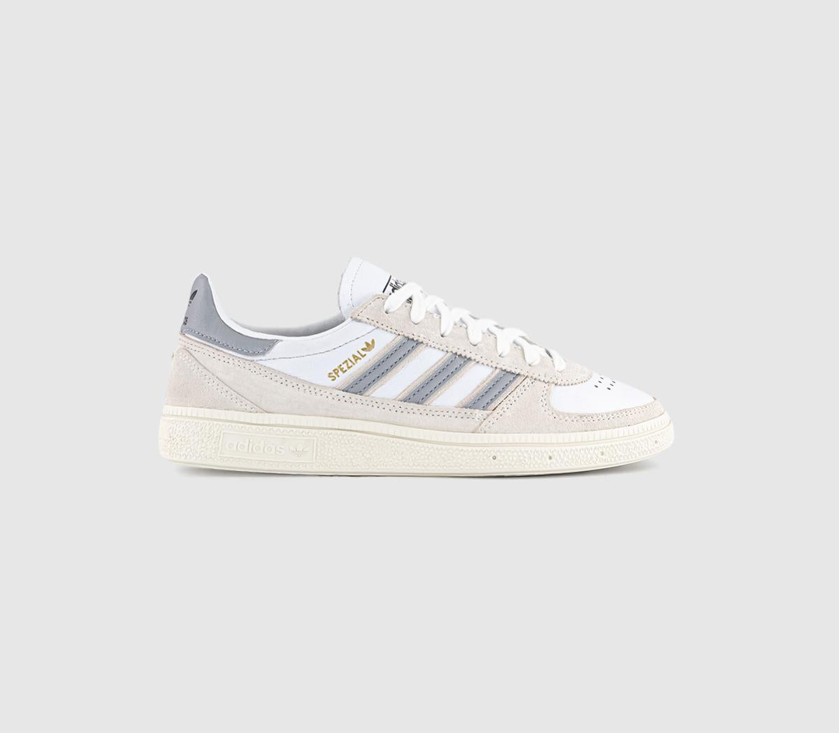 adidas Handball Spezial WM Trainers White Silver Metallic Off White