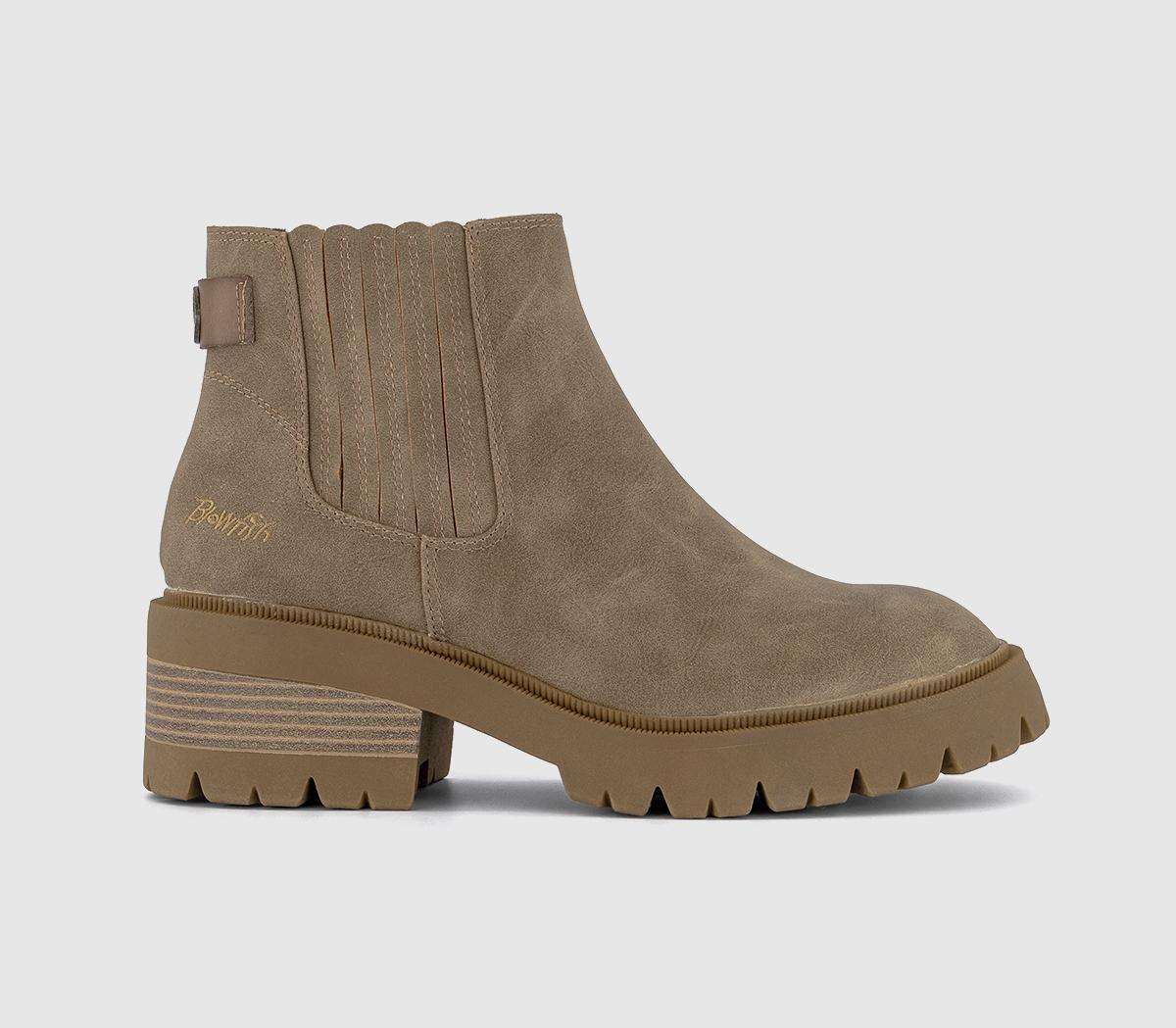 Womens Blowfish Malibu Joy Ankle Boots Taupe