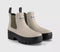 Womens Barbour Halton Chelsea Welly Boots Light Oak Bleached Olive