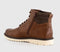 Mens OFFICE Bramley Wedge Laceup Boots Brown