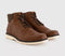 Mens OFFICE Bramley Wedge Laceup Boots Brown