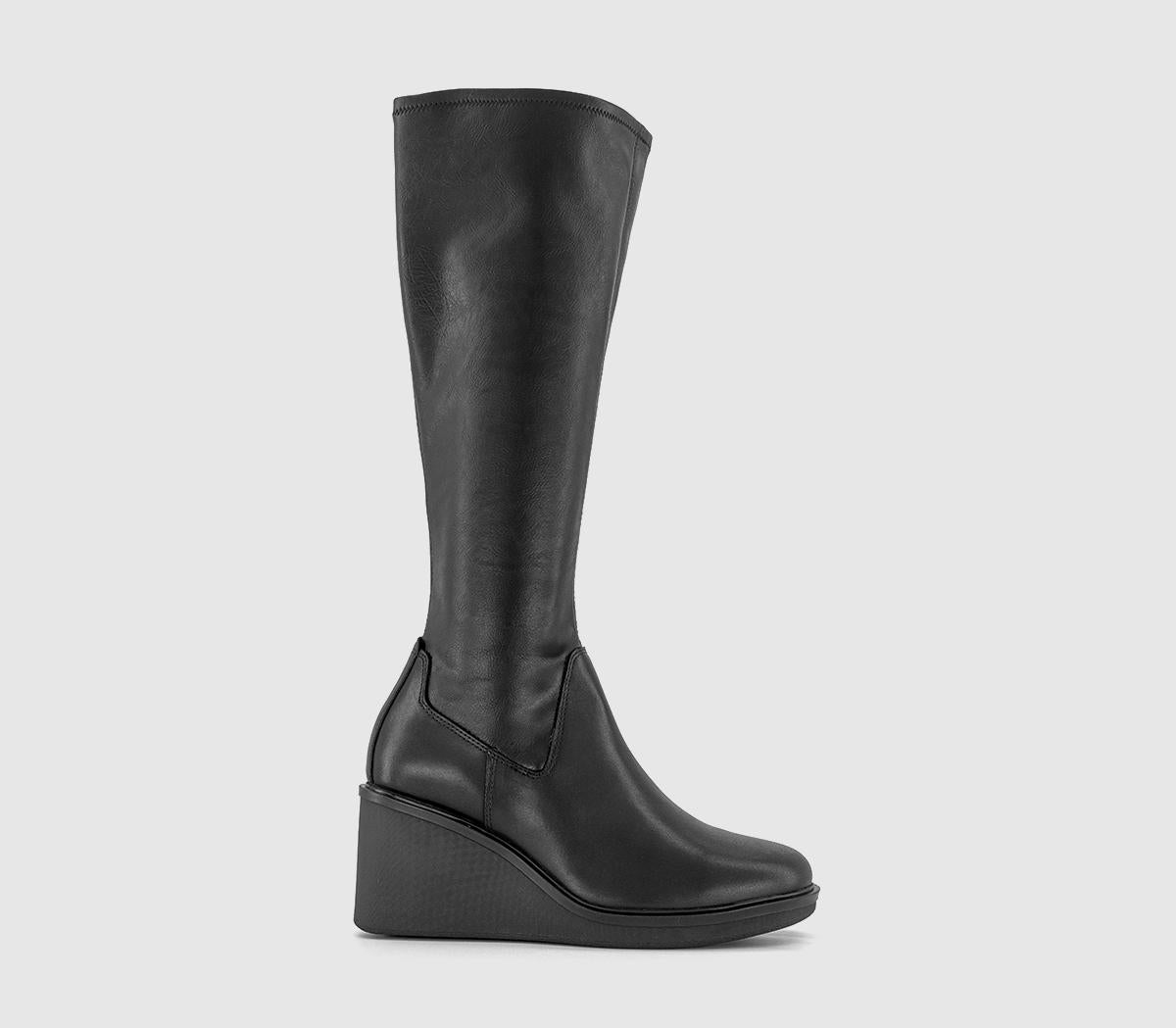 Womens Vagabond Shoemakers Deena Knee High Boots Black