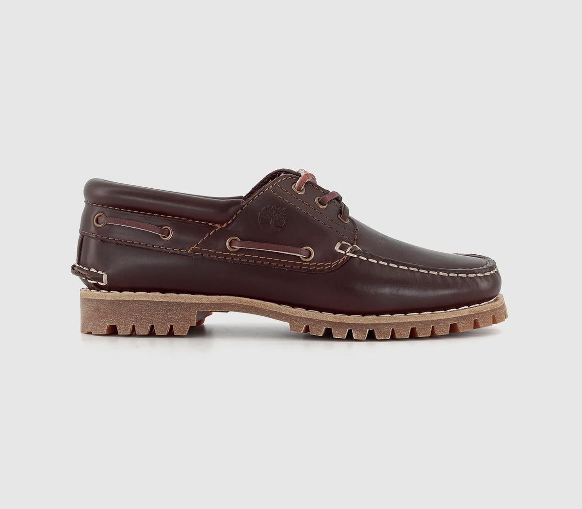 Womens Timberland Noreen Boat Shoes Brown