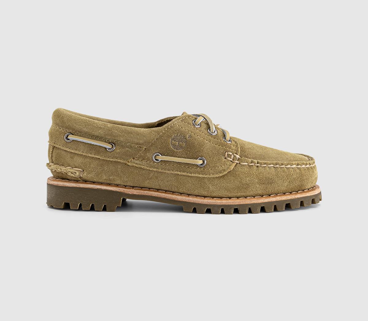 Womens Timberland Noreen Boat Shoes Medium Beige Suede UK Size 6