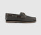 Mens Timberland Classic Boat Shoes Medium Grey Full Grain