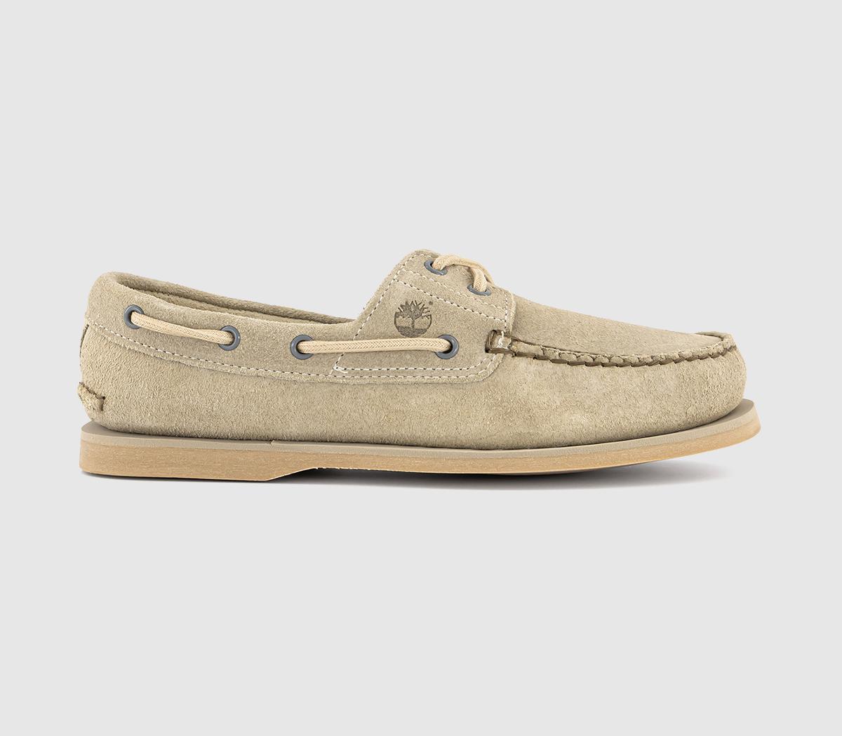 Mens Timberland Classic Boat Shoes Light Green Suede