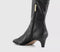 Womens OFFICE Karissa Curve Heel Knee High Boots Black