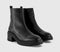 Womens OFFICE Aleena Chunky Block Heel Boots Black Leather