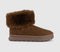 Womens Earthaddict Avid Cosy Faux Fur Cuff Boot