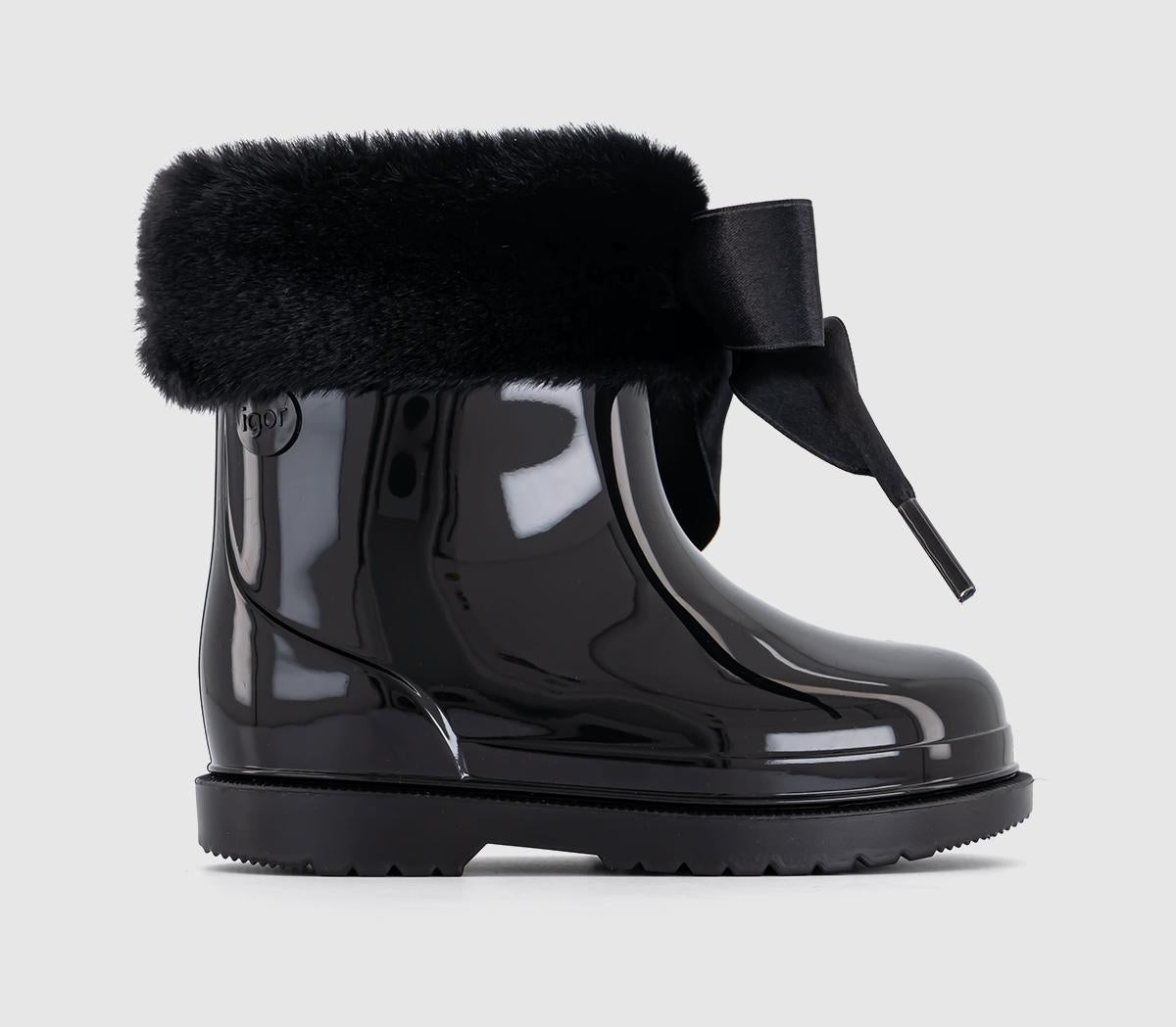 Kids Igor Bimbi Soft Boots Black