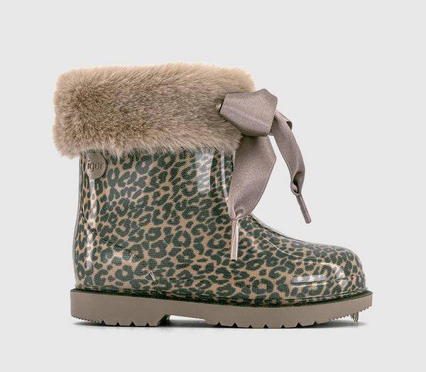 Kids Igor Bimbi Soft Kids Wellies Leo Taupe