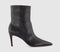 Womens OFFICE Adriana Point Toe Ankle Boot Black Leather - OFFCUTS SHOES by OFFICE
