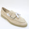 Womens OFFICE Fay Suede Tassel Loafers Beige Suede UK Size 6