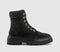 Womens EARTHADDICT Adar Borg Cuff Lace Up Ankle Boot Black - OFFCUTS SHOES by OFFICE