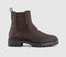 Womens EARTHADDICT Terra Chelsea Boots Brown - OFFCUTS SHOES by OFFICE