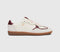 ALOHAS Tb490 Rife Sneakers White Burgundy Leather
