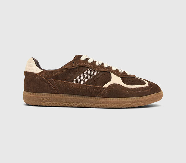 ALOHAS TB490 Rife Sneakers Cocoa Off White UK Size 3.5