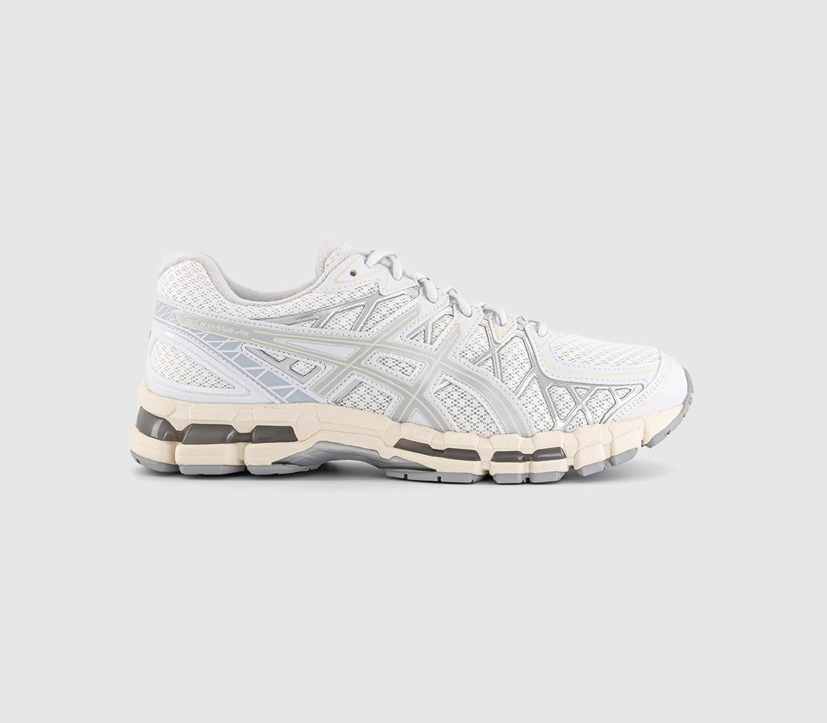 ASICS Gel-Kayano 20 Trainers White Pure Silver