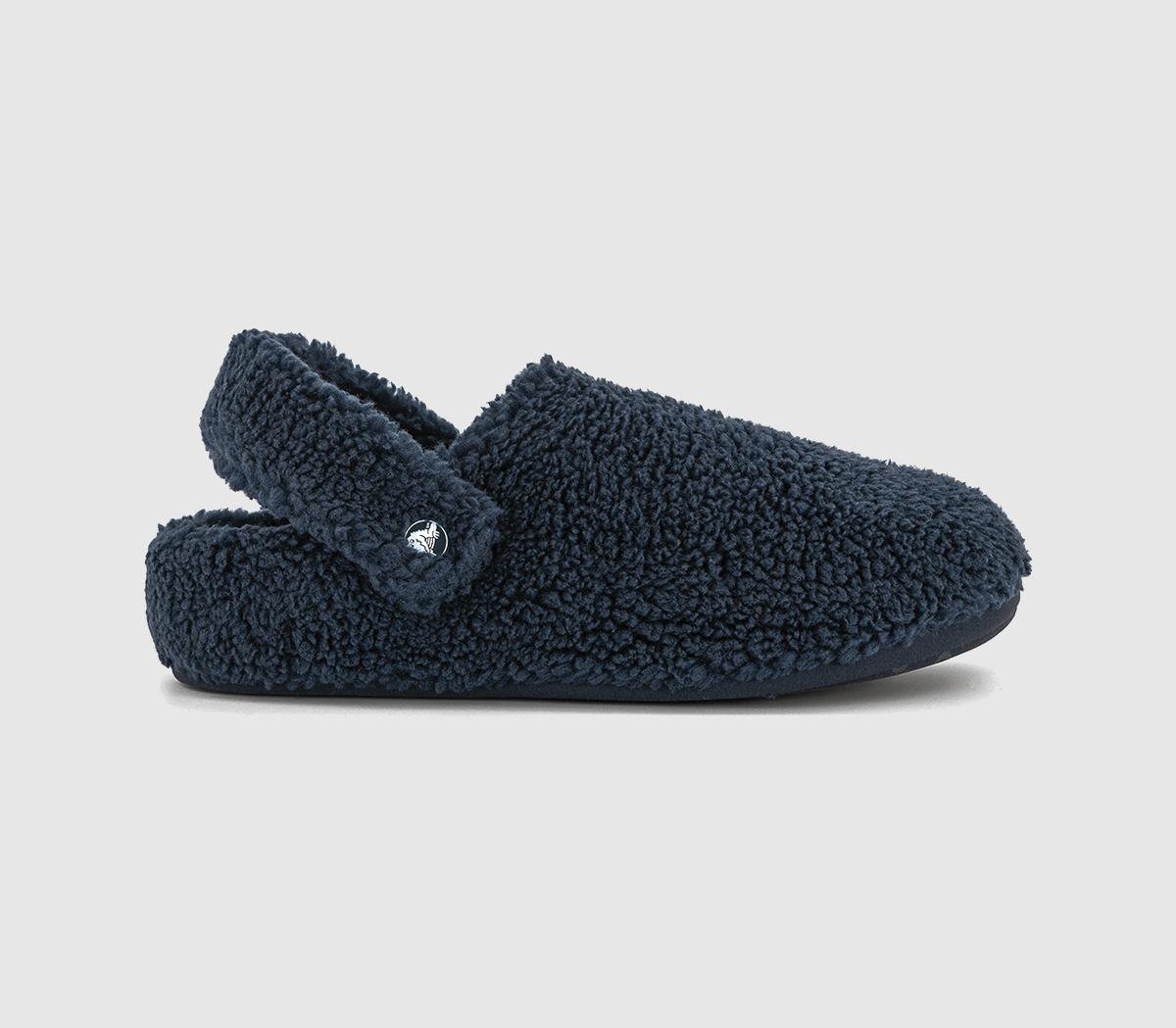 Mens Crocs Classic Cozzy Slippers Navy