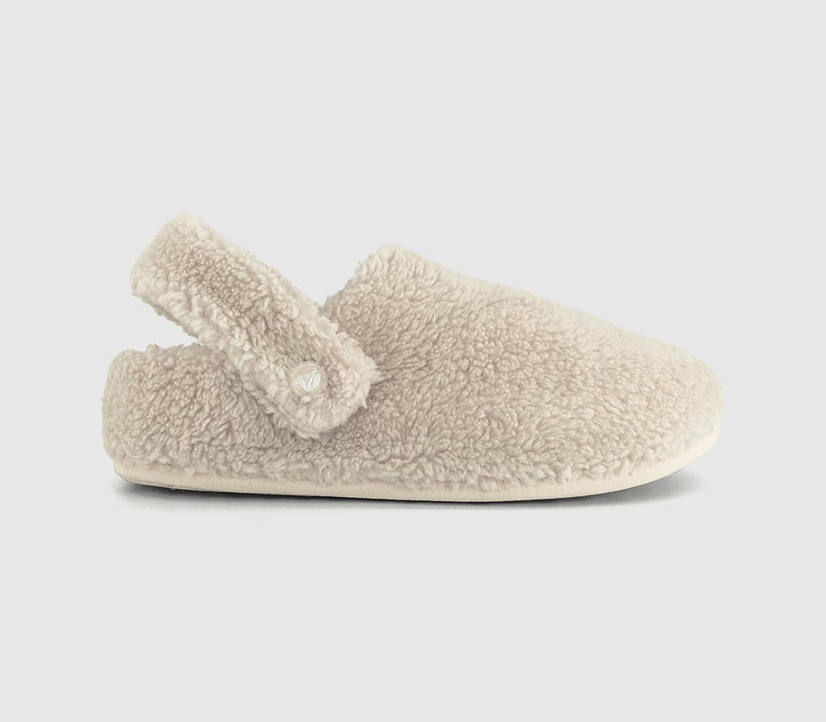 Womens Crocs Classic Cozzzy Slipper Stucco