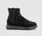 Womens OFFICE Agent Cleated Platform Ankle Boots Black
