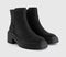 Womens OFFICE Anchor Cleated Ankle Boots Black