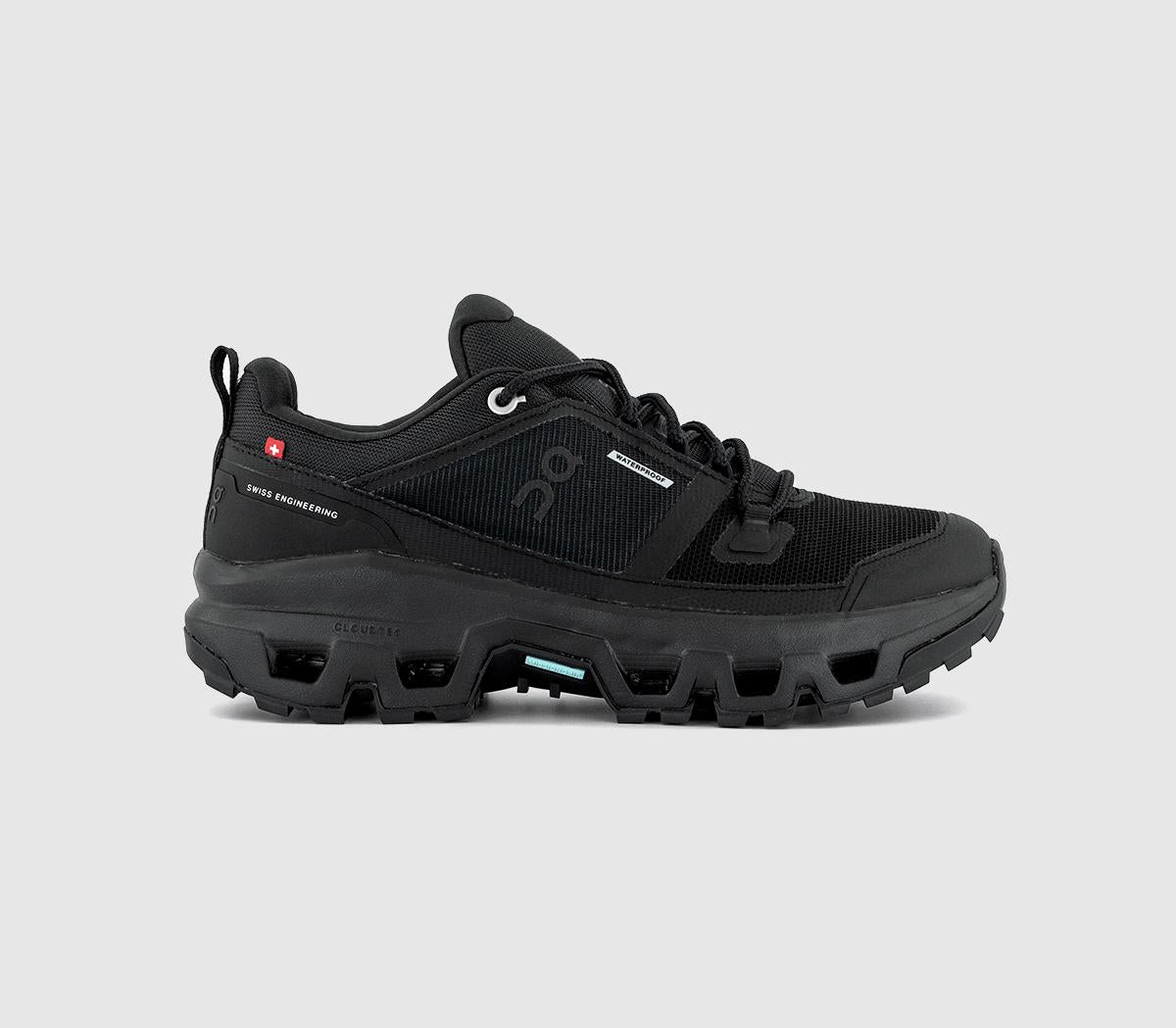ON Cloudrock Low Wp Trainers Black Black F