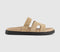 Womens Steve Madden Missile Sandals Taupe Suede UK Size 6
