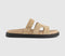 Womens Steve Madden Missile Sandals Taupe Suede - OFFCUTS SHOES by OFFICE